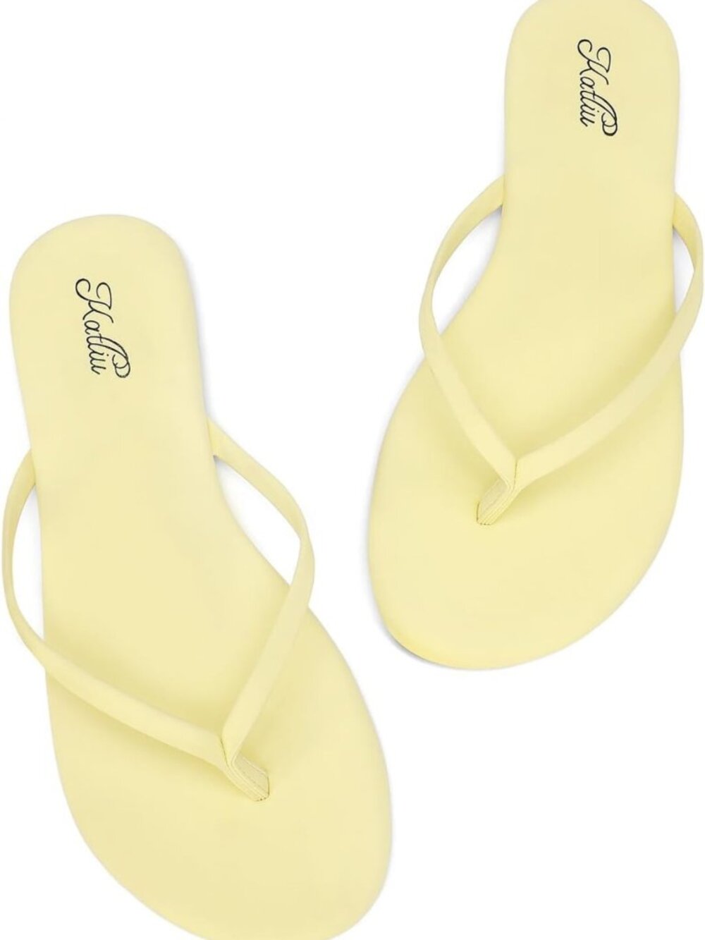 Comfortable Memory Foam Flip Flops Sandals for Women - Stylish Beach Flat